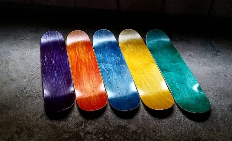 Blank skateboard decks
